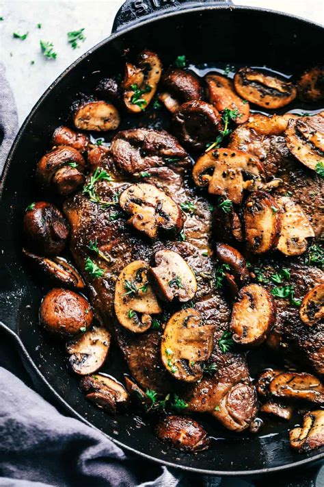 Garlic Butter Herb Steak and Mushrooms | The Recipe Critic