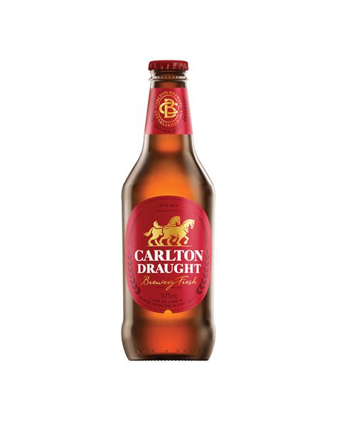 Buy Carlton Draught 4.6% 375ml Bottle 24 Pack online from deVine Cellars, Perth