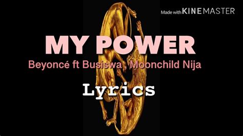 Beyoncé My Power ( Lyrics ) - YouTube