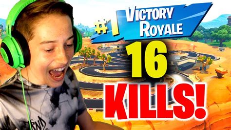 Fortnite Victory Royale: Epic 16 Kills Win!! - YouTube