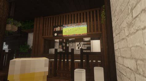 Minecraft | Pub/Bar interior design Minecraft Map