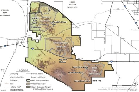 Sonoran Desert Map Printable