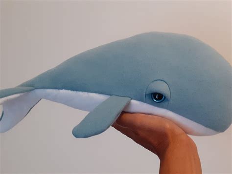 Blue Whale / Plush Whale / Sea Creatures / Handmade Stuffed Animal / Soft Whale / Underwater ...