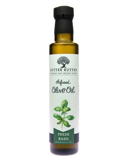 Fresh Basil Olive Oil - Sutter Buttes Olive Oil Company