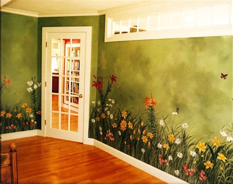 66 best Flowers grew on the walls images on Pinterest | Murals, Baby ...