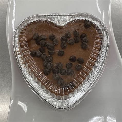 Heart Shape Merv Griffin Cheesecake with Chocolate Chips - The Incredible Cheesecake Company