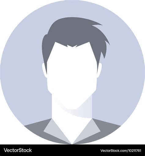 Male avatar profile picture Royalty Free Vector Image