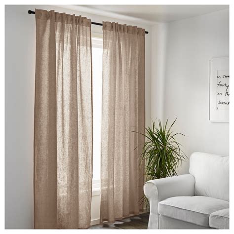 IKEA AINA curtains, 1 pair The curtains can be used on a curtain rod or ...