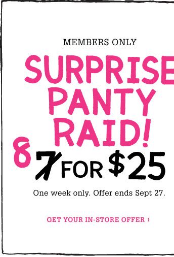 Victoria's Secret Pink Nation Members Exclusive - Get 8 Panties for $25 ...