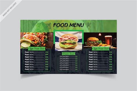 Premium Vector | Digital menu design templates