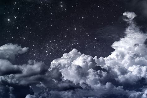 Starry Night Clouds Wall Mural - Murals Your Way | Night clouds, Cloud wallpaper, Starry night