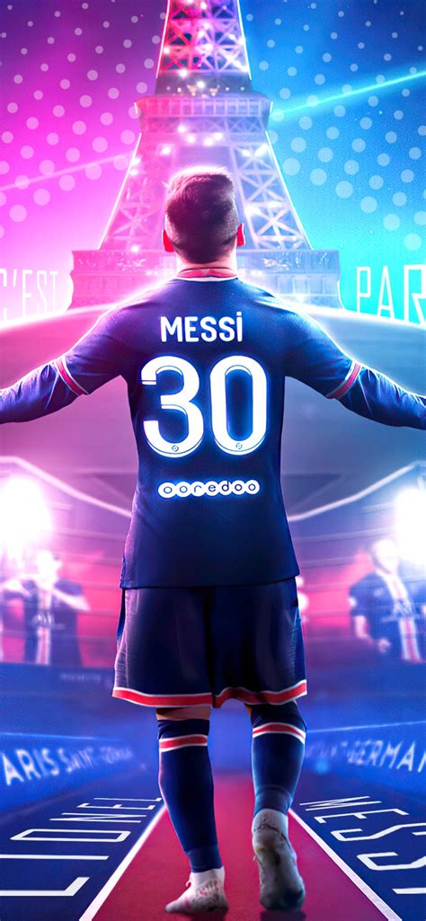 Sports Lionel Messi, Paris Saint-Germain F.C., 828x1792 Phone HD Wallpaper