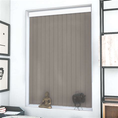 Bella Blackout Taupe Vertical Blind Replacement Slats | Made-to-Measure ...