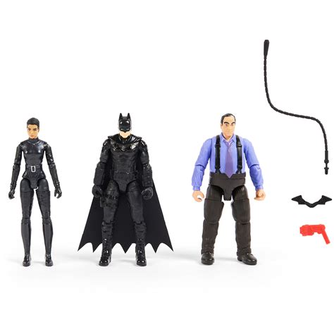 DC Comics, Batman 3-Pack with Exclusive 4” Batman, Selina Kyle, The ...