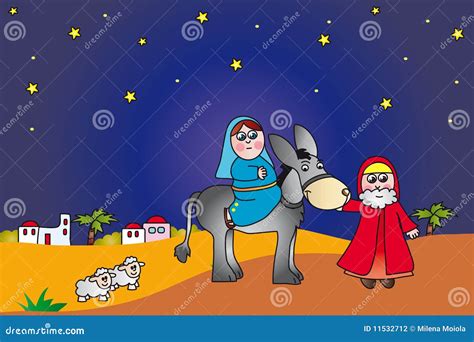 Mary And Joseph To Bethlehem Stock Photography - Image: 11532712