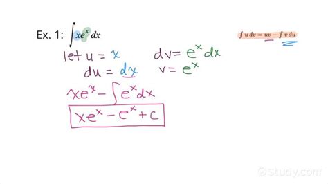 Determining General Antiderivatives Using Integration by Parts | Calculus | Study.com