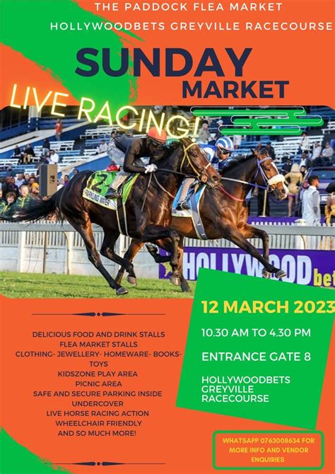 The Paddock Flea Market at Hollywoodbets Greyville Racecourse ...