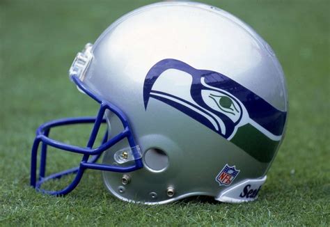 The original Seahawks logo debuted along with the team in 1976. It was ...