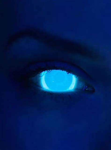 UV Light Blue Contact Lenses - maskworld.com