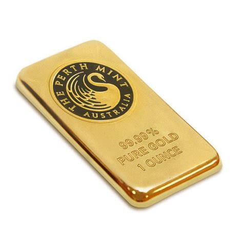 Perth Mint 1 oz. Gold Bar | Buy Gold Bars | U.S. Money Reserve | Gold ...