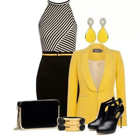 62 best images about yellow/black & white outfits on Pinterest ...