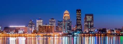 Header - Contact Louisville Skyline at Night - Insuramax