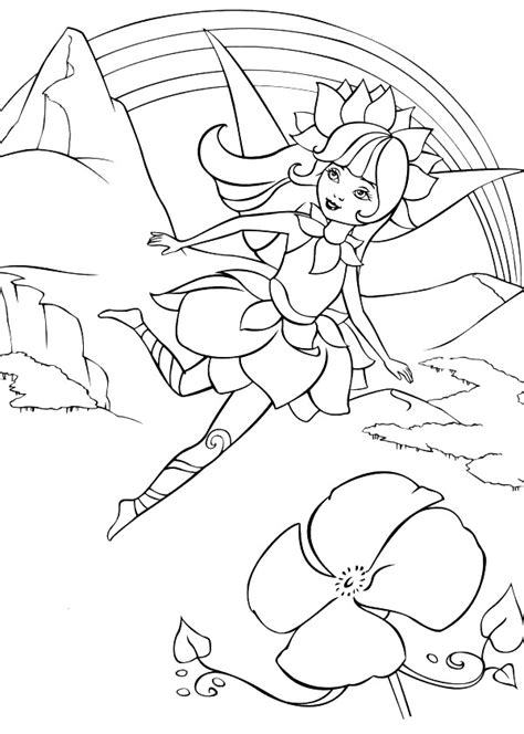 Kids-n-fun.com | Coloring page Barbie FairyTopia Barbie FairyTopia