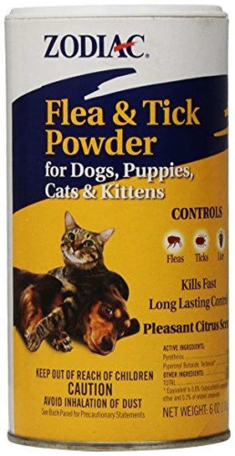 Zodiac Flea & Tick Powder for Dogs, Puppies, Cats, and Kittens, 6-ounce – Pets Trend Store