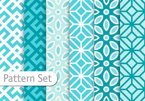 Download Vector - Blue geometric patterns - Vectorpicker