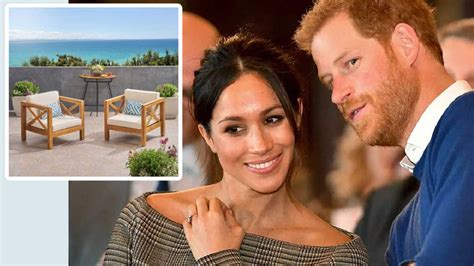 Prince Harry and Meghan Markle's garden furniture could be yours | HELLO!