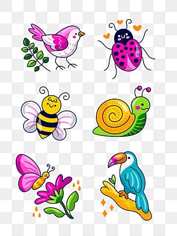 Cute Spring Animals Clipart Images | Free Download | PNG Transparent ...