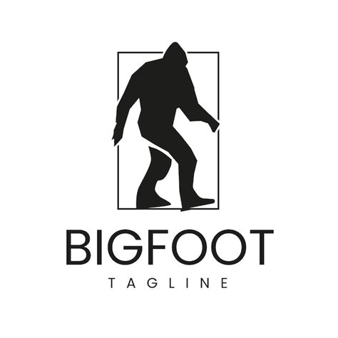 Premium Vector | Bigfoot walking silhouette vector design vintage retro ...