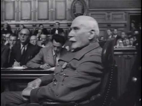 War Trial (1945) Marshal Petain - YouTube