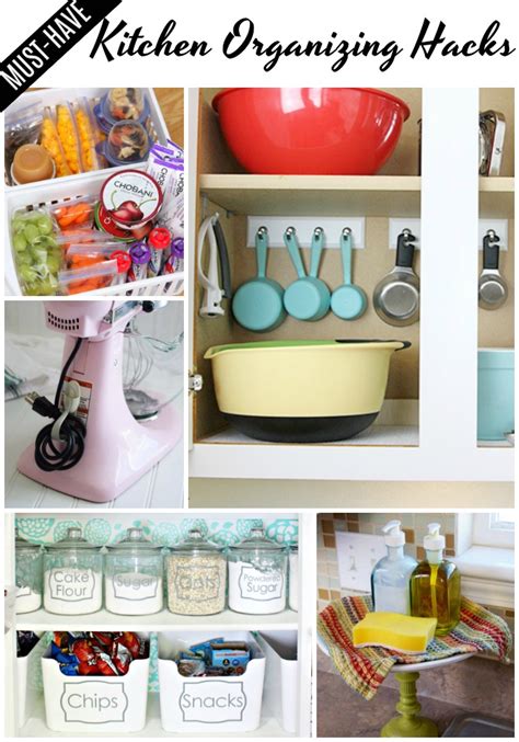 Kitchen Organization Hacks - The Scrap Shoppe