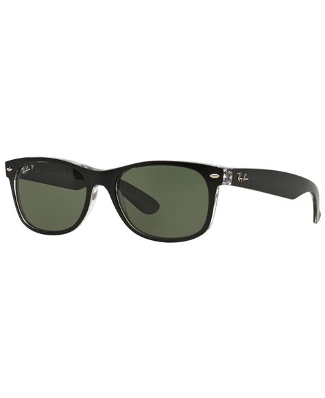 Ray-Ban Polarized Sunglasses, Rb2132 New Wayfarer in Green - Lyst