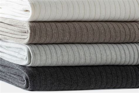 Wide Rib Luxurious Italian Pure Cashmere Blankets