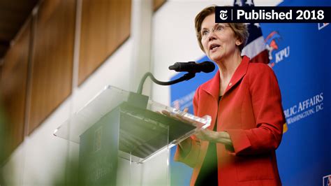 Elizabeth Warren, Eyeing 2020, Decries Military Overreach - The New ...