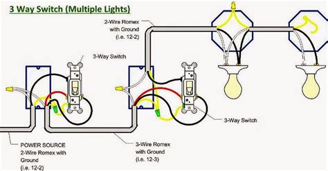 Three Way Switch Diagram Multiple Lights