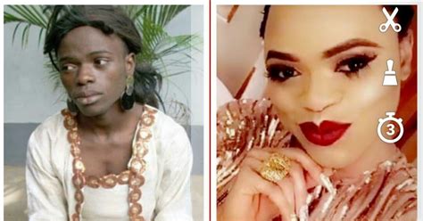 Controversial Snapchat sensation Bobrisky (Idris Okuneye) BEFORE AND AFTER PICTURES AND HOW HE ...