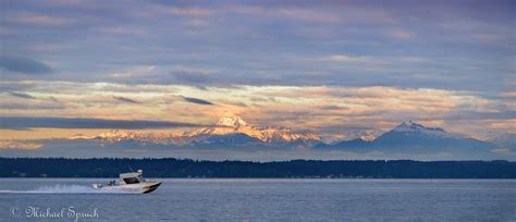 Sunrise at the Olympic Mountains, Washington on Behance