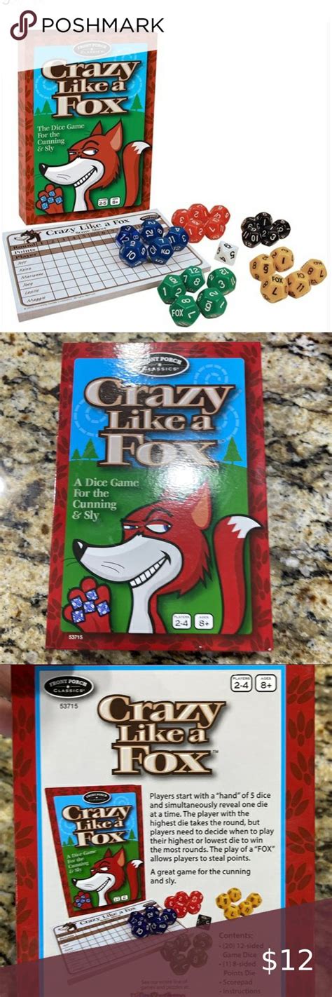 Crazy like a fox board game | Board games, Fox 6, Fox