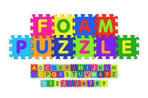 Puzzle Piece Font Vector Free | AI, SVG and EPS