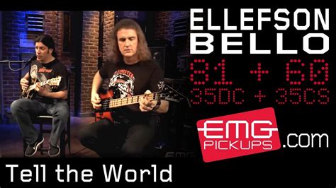 Frank Bello and Dave Ellefson play, "Tell the World" from Altitudes & Attitude on EMGtv - YouTube