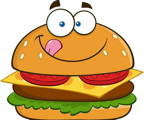 Pin by Blueskieswild on Kid Crafts, Education, Fun Party Ideas | Burger cartoon, Hamburger ...