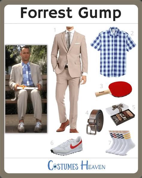 Forrest Gump Costume For Cosplay & Halloween 2024