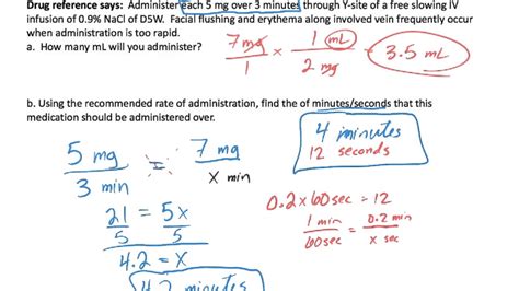 Dosage Calculation Practice Worksheet With Answers - Chart Sheet Gallery