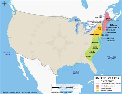 13 Colonies Map Labeled, 13 Original Colonies Map, Thirteen Colonies Map