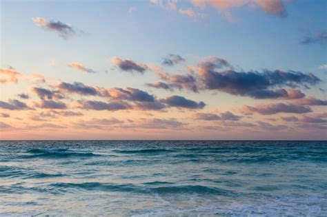 Premium Photo | Sunrise over the beach on caribbean sea.