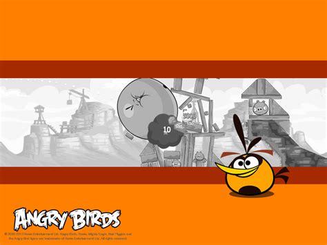 Angry Birds Orange Bird/Bubbles Wallpaper (Remake) by Jeremiekent13 on DeviantArt