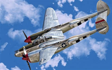 Lockheed P-38 Lightning Wallpaper HD Download